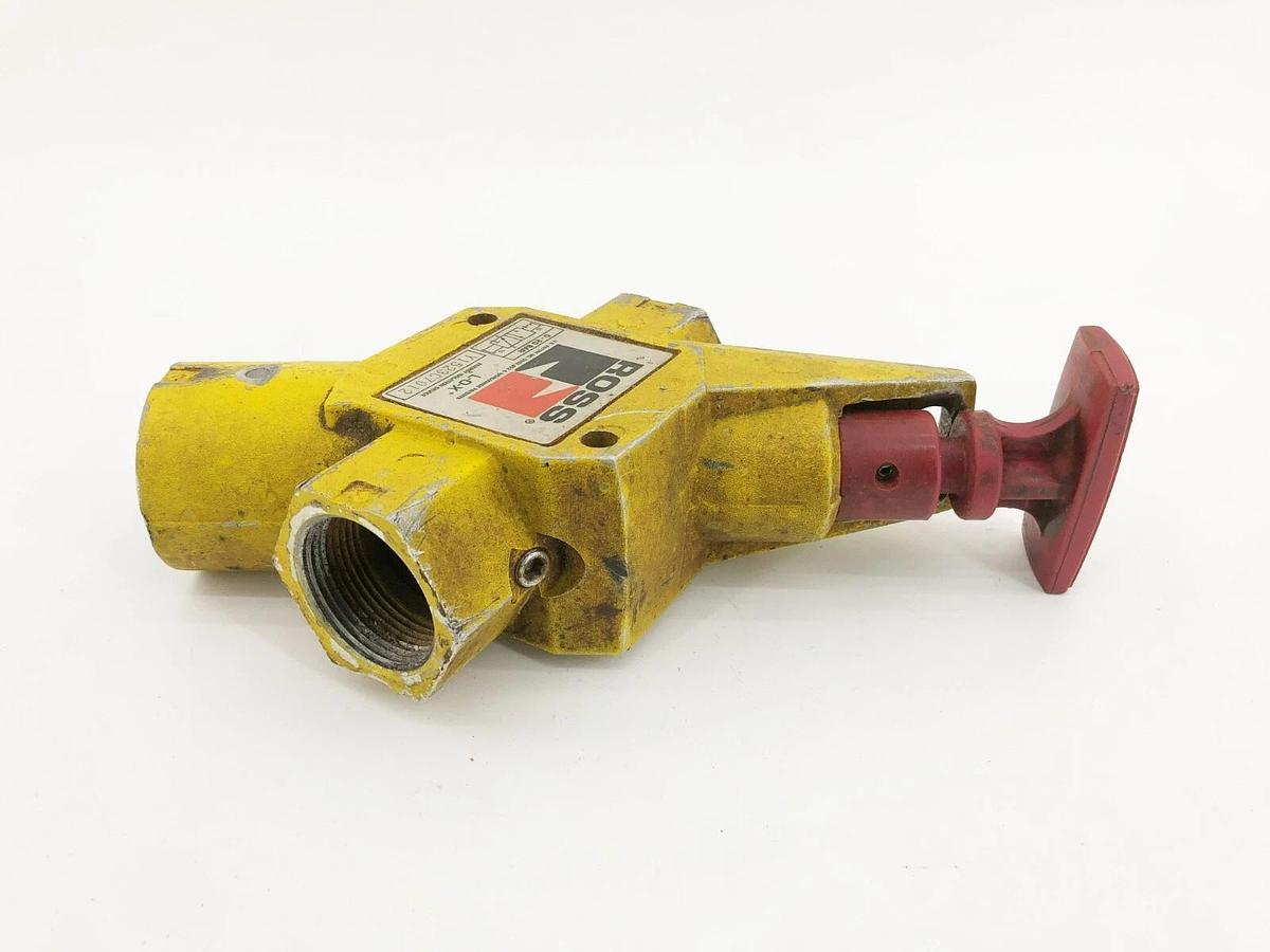 Used Ross Controls Y1523C7012 Manual Lockout L-O-X Valve 1-1.4" Exhaust Port