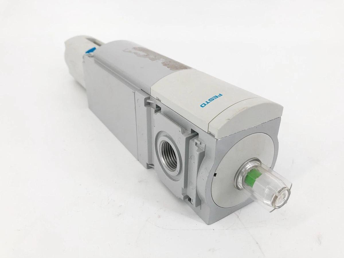 New Festo MS6-LFM-1/2-B-R-M-HF-DA Pneumatic Filter 527670 300psi 1µ - No Box