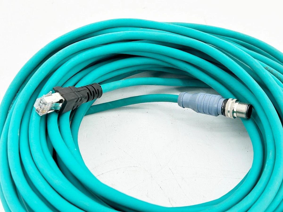 New Turck RSSD RJ45S 441-20M Double Ended Cordset M12 Male to RJ45 Male 4 Pin