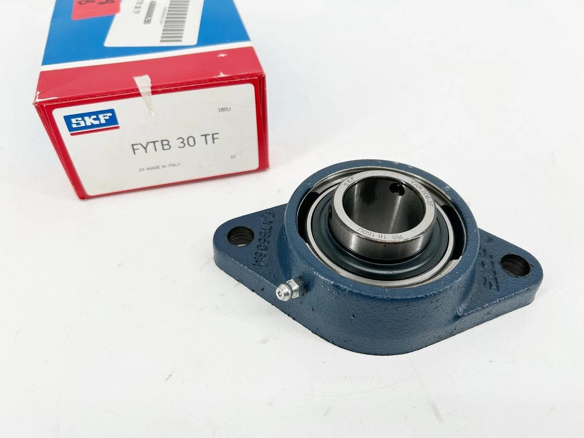 New SKF FYTB-30-TF Two-Bolt Flange Ball Bearing Unit 30mm FYTB30TF