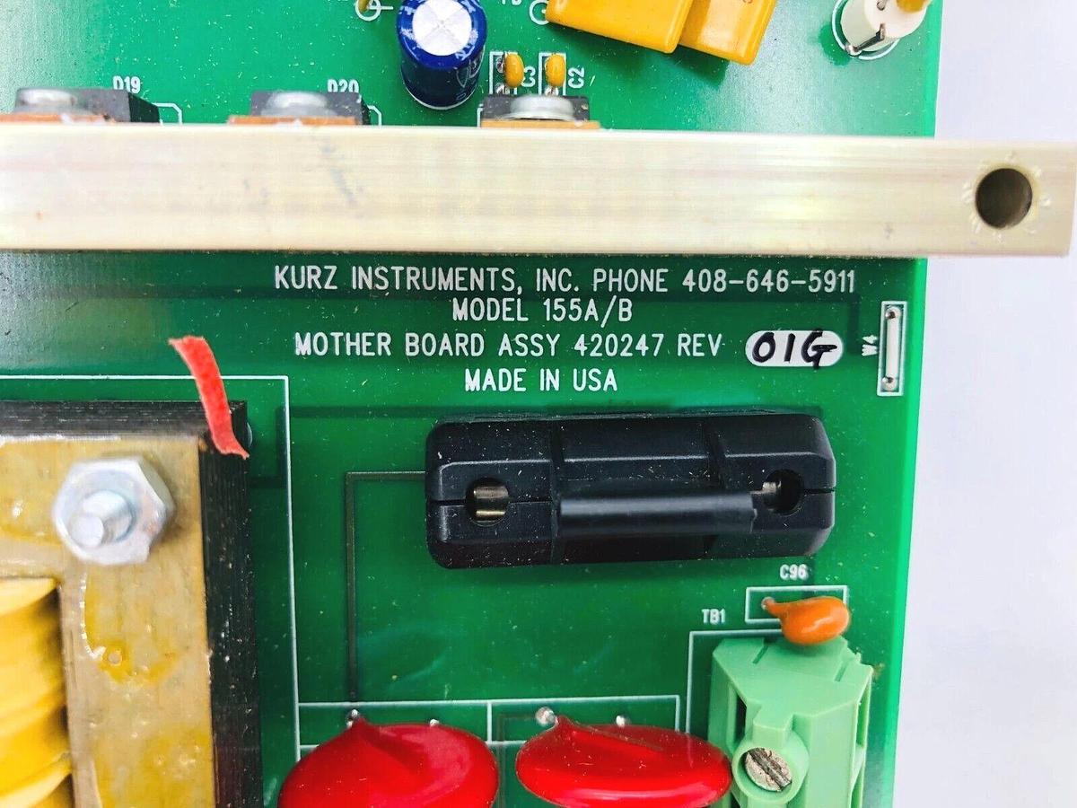 Used New Kurz Instruments 155A/B 420247 Rev 01G Mother Board