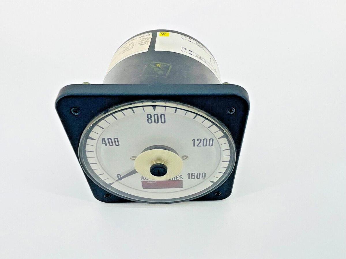 New Asco 077-DI Panel Meter 0/1600 AC Amperes 120VAC