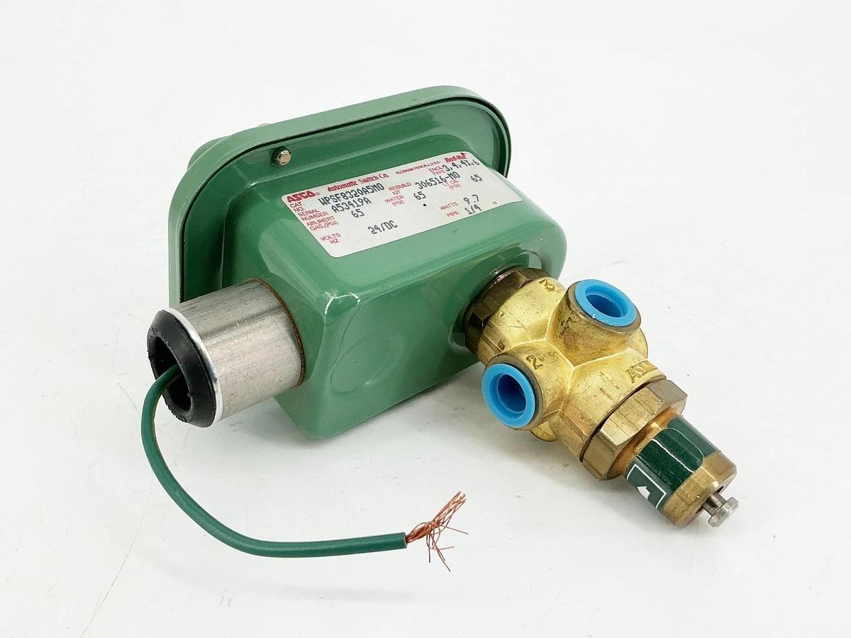 New Asco WPSF8320A5MO 24VDC Solenoid Valve 1/4" Pipe 65PSI 9.7W - No Box
