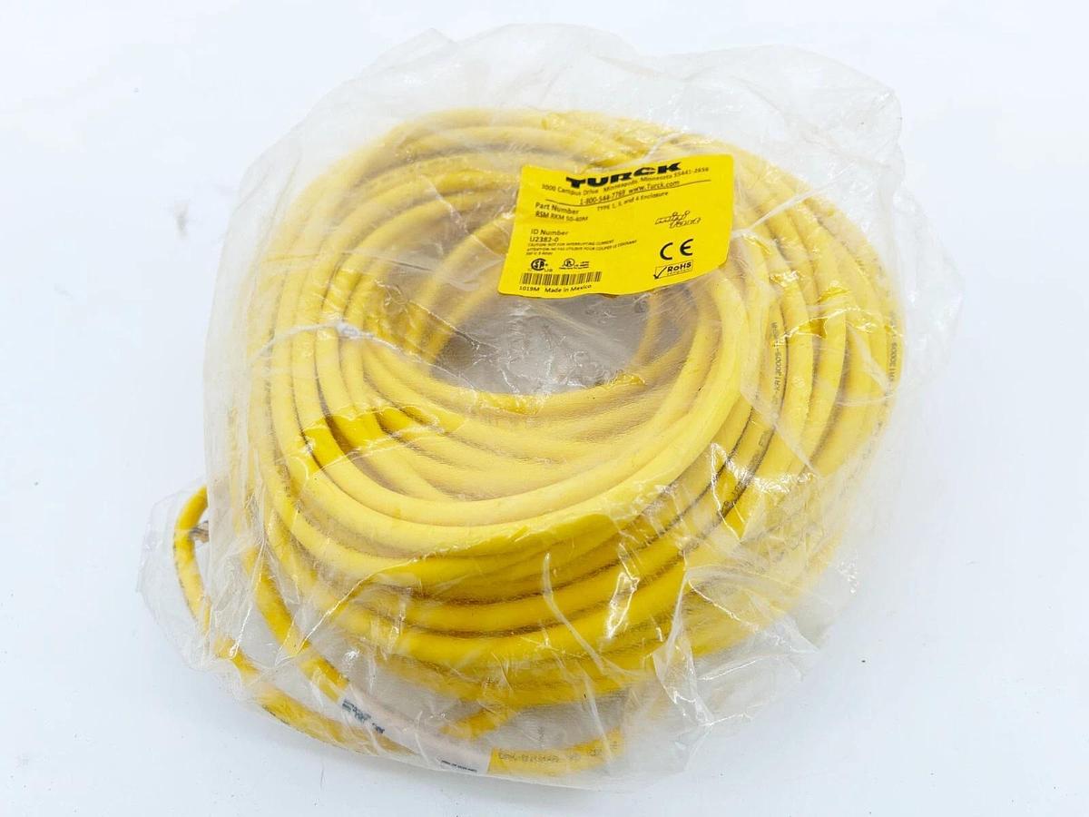 New Turck RSM RKM 50-40M Cordset Mini Fast 300V 9Amps U2382-0