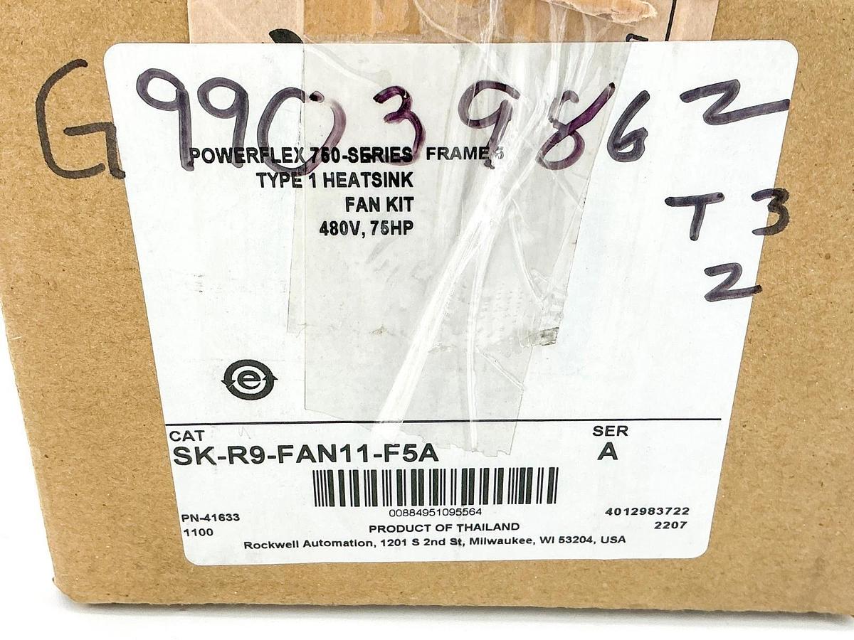 New Allen Bradley SK-R9-FAN11-F5A Powerflex Heatsink Fan 480V Ser.A