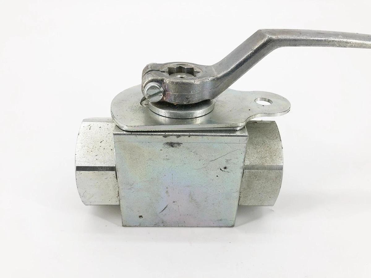 Used Anchor Fluid Power AE2S#16-11DB 2-Way Ball Valve #16SAE Ports 5075PSI