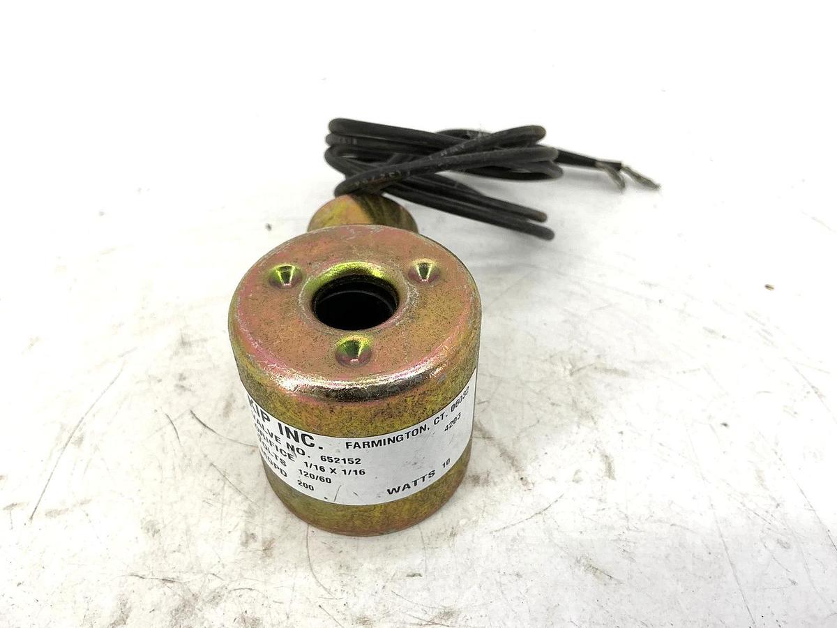 New KIP Inc 652152 Valve Coil ORFICE 1/16X1/16 MOPD 200 10W 120VAC 60HZ - No Box