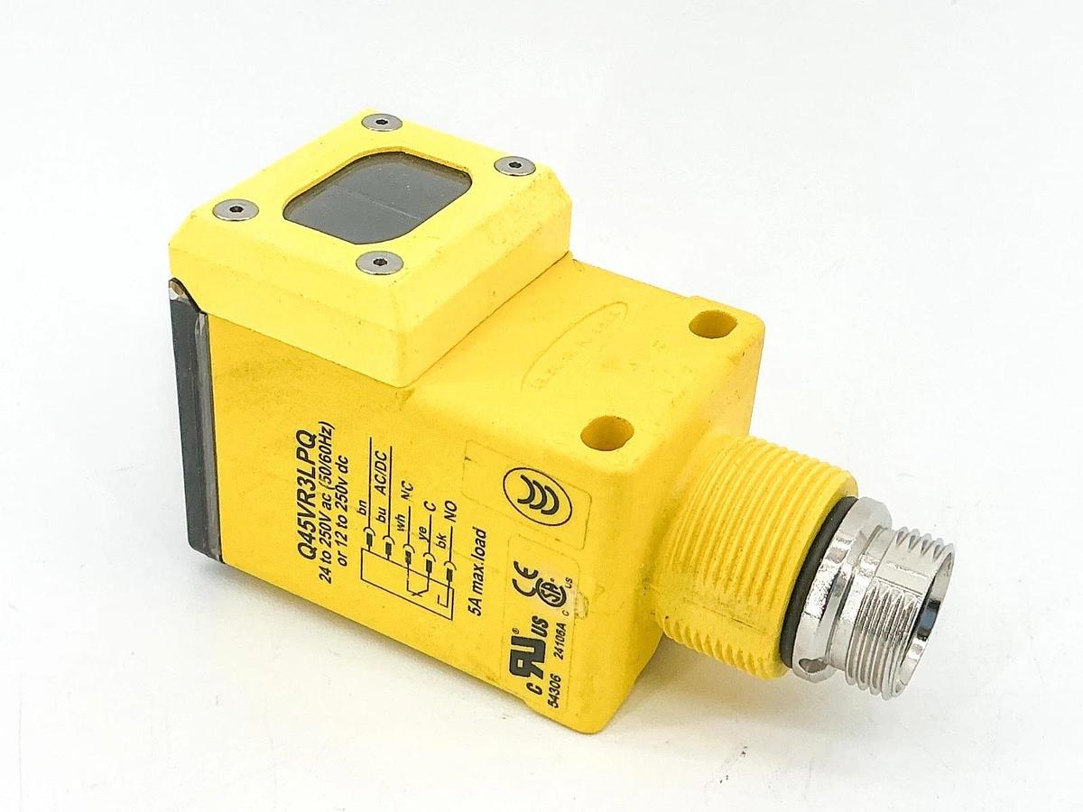 New Banner Engineering Q45VR3LPQ  Sensor 24-250VAC 12-250VDC 54314 - No Box