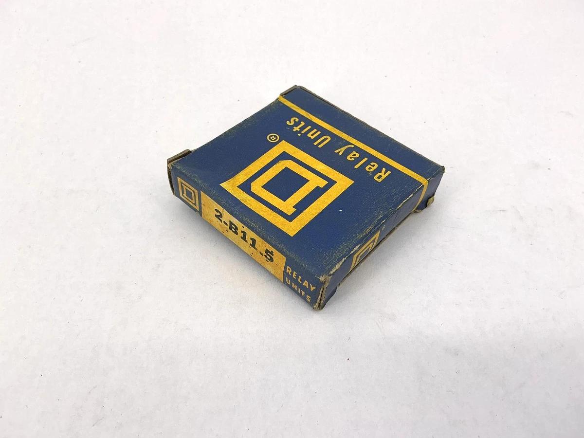 New Square D 2-B11.5 Relay Units QTY 2 Per Box