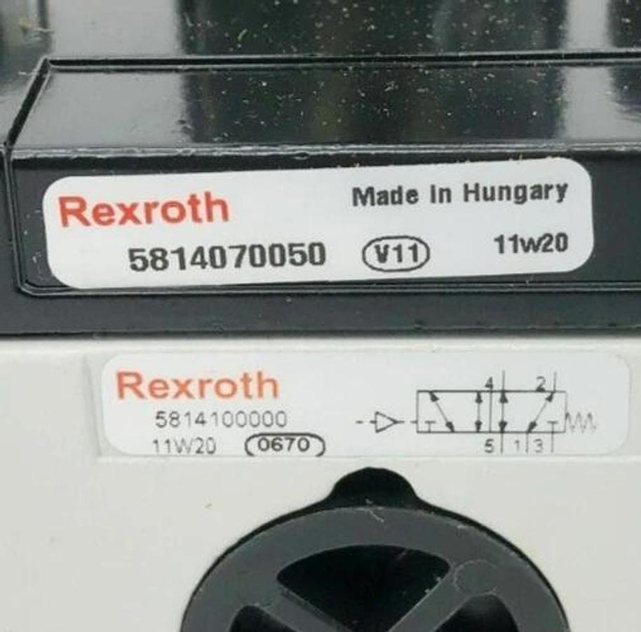 New Rexroth R402003413 Solenoid Valve V581-I4-5/2SR-110AC-CNO-AL-INT-T1-4I4-5