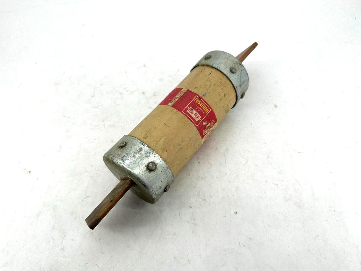 Used Bussmann FRS-600 Fusetron Dual-Element Fuse 600A 600V