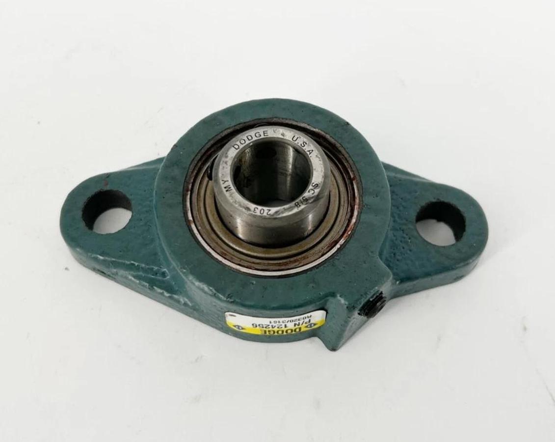 New Dodge F2B-SC-010-NL 124256 Flange Mount Bearing 2-Bolt 5/8" Bore - No Box