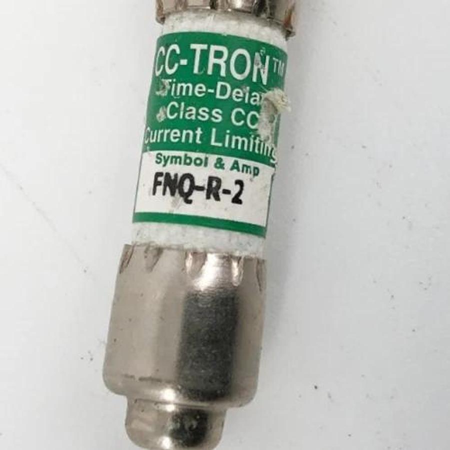 Lot of 6 New Bussmann FNQ-R-2 Fuses 2A 600VAC Class CC - No Box