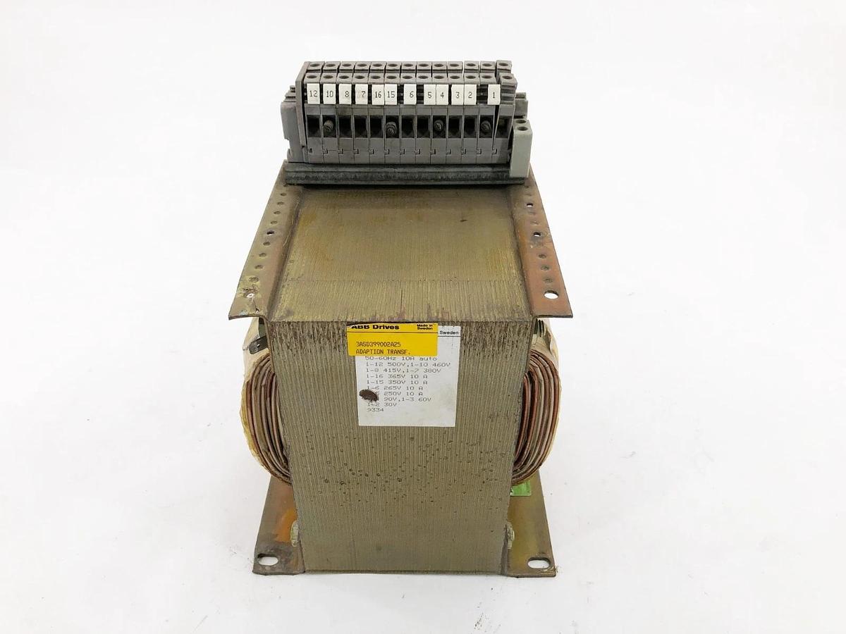 Used ABB Drives 3ASD399002A25 Transformer 500V 10A