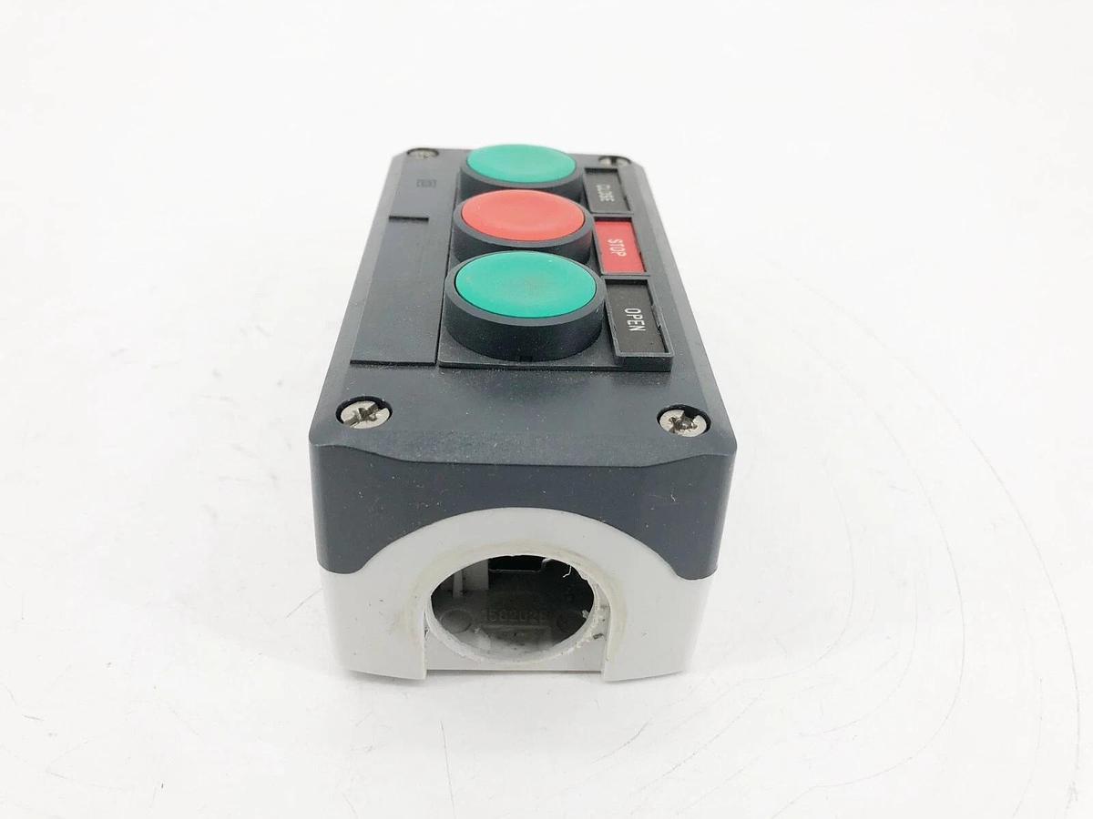 Used Schneider Electric XAL-D/K H7 Pushbutton Station Close-Stop-Open