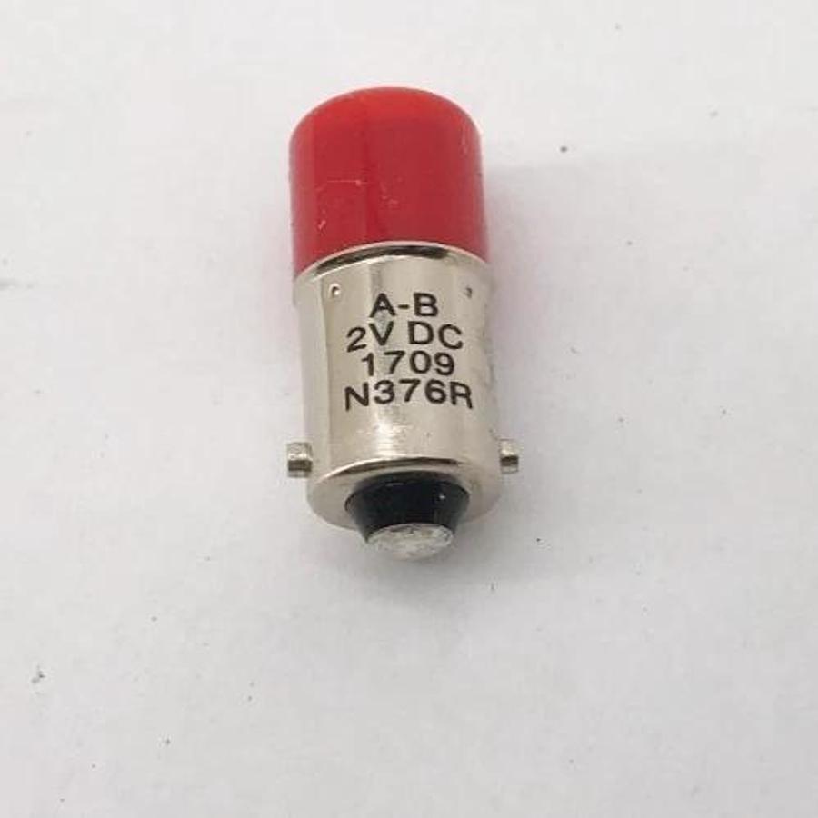 New Allen-Bradley 800T-N376R Red Pilot Light LED Lamps 2VDC - No Box