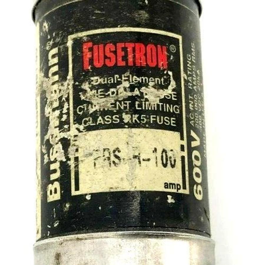 New Bussmann FRS-R-100 Time-Delay Fuse 100A 600V Class RK5