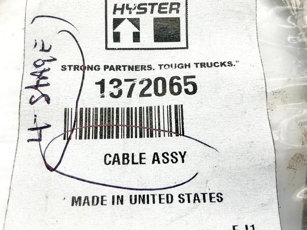 New Hyster 1372065 Cable Assembly