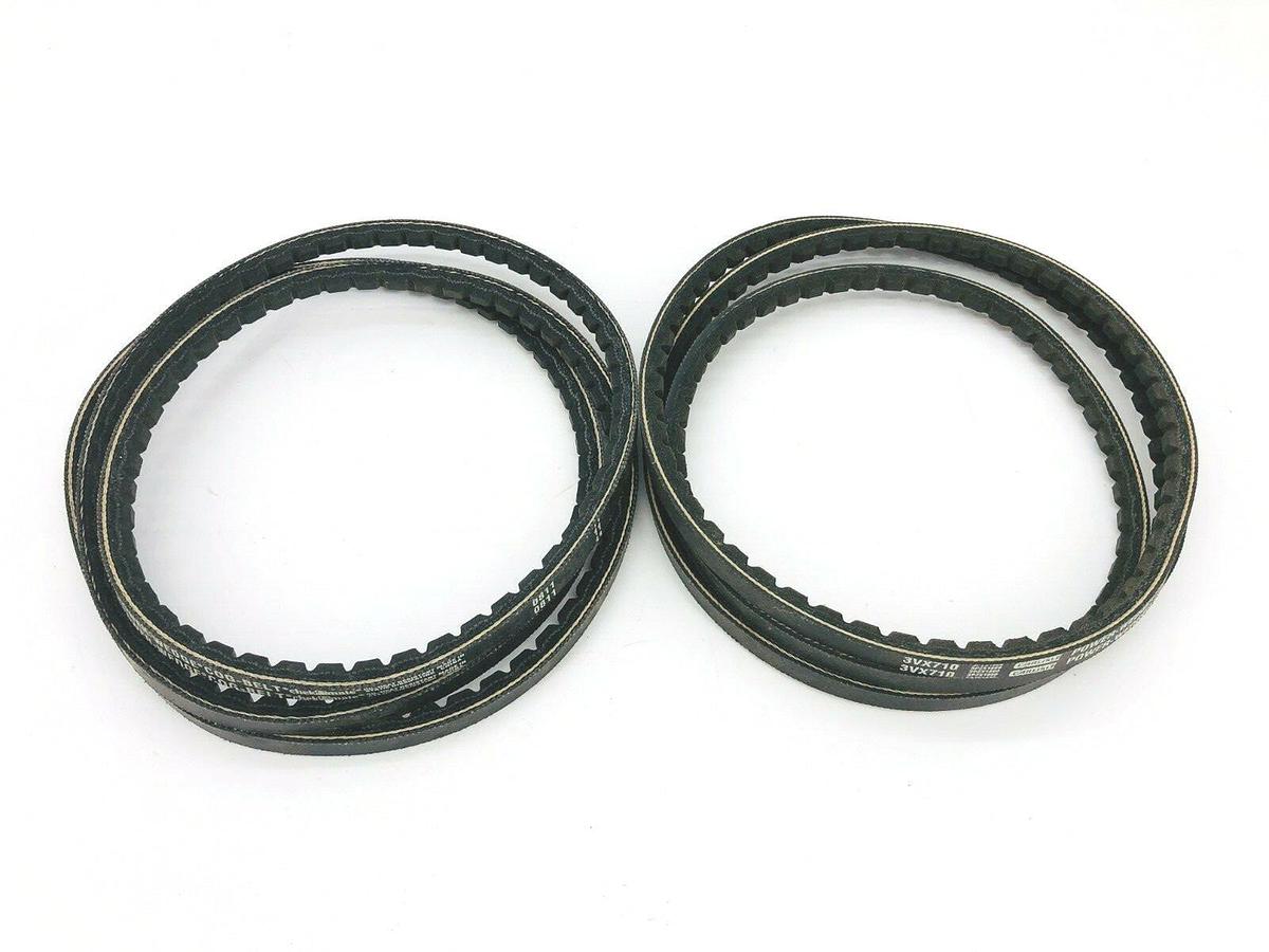 Used Lot of 2 New Carlisle 3VX710 Power-Wedge Cog Belt