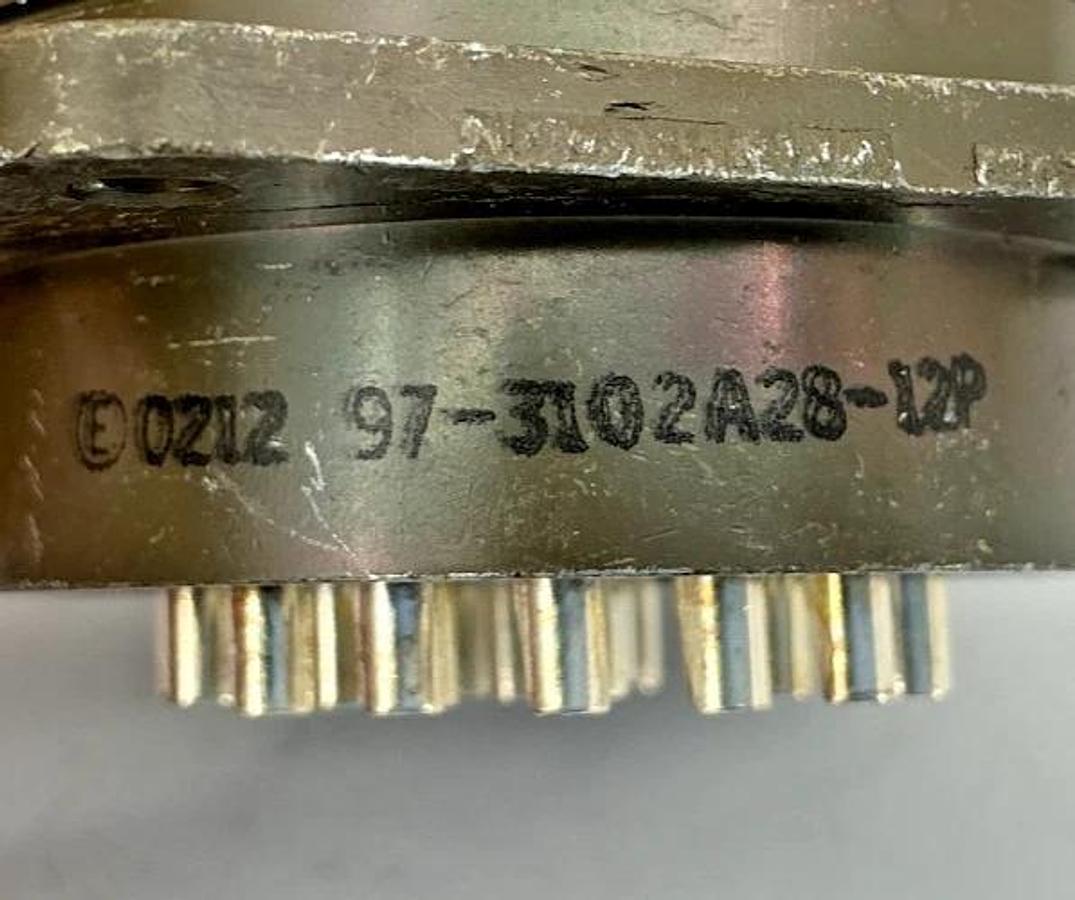 New Amphenol-Aerospace 97-3102A-28-12P Connector Receptacle Male 26-Pin No Box