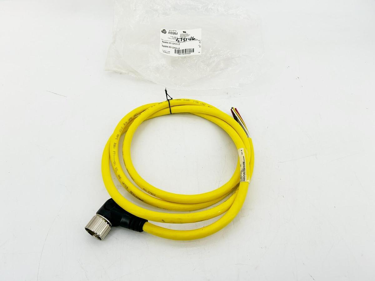 New AB Allen Bradley 889M-R12AH-2 Ser. C 12 Pin Right Angle 2m