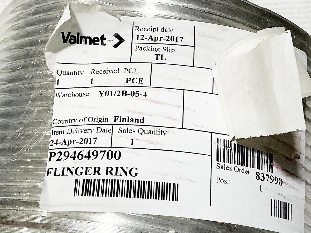 New Valmet Paper 9P29464970 Flange Ring
