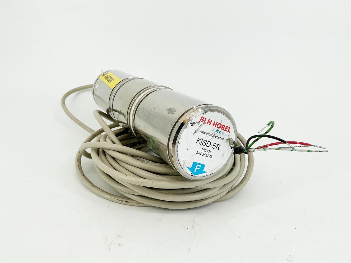 Used BLH Nobel KISD-6R Load Cell 100kN 5 Wire - No Box