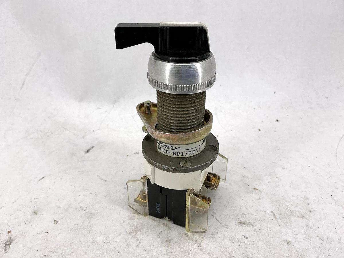 New Allen Bradley 800H-NP17KF4# Ser A Selector Switch 4-Position - No Box