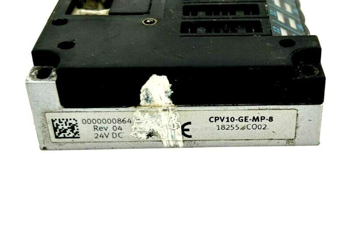 Used Festo CPV10-GE-MP-8 Electro-Pneumatic Manifold Interface 24VDC 18255 No Hardware