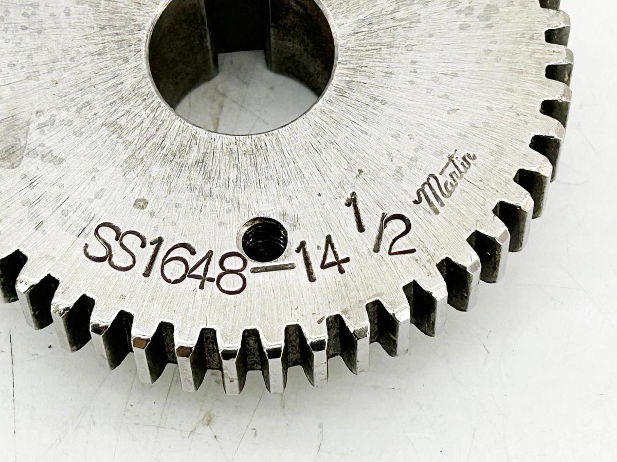New Martin SS1648-14 1/2 Spur Gear 14 1/2 Deg 48 Tooth Stainless Steel