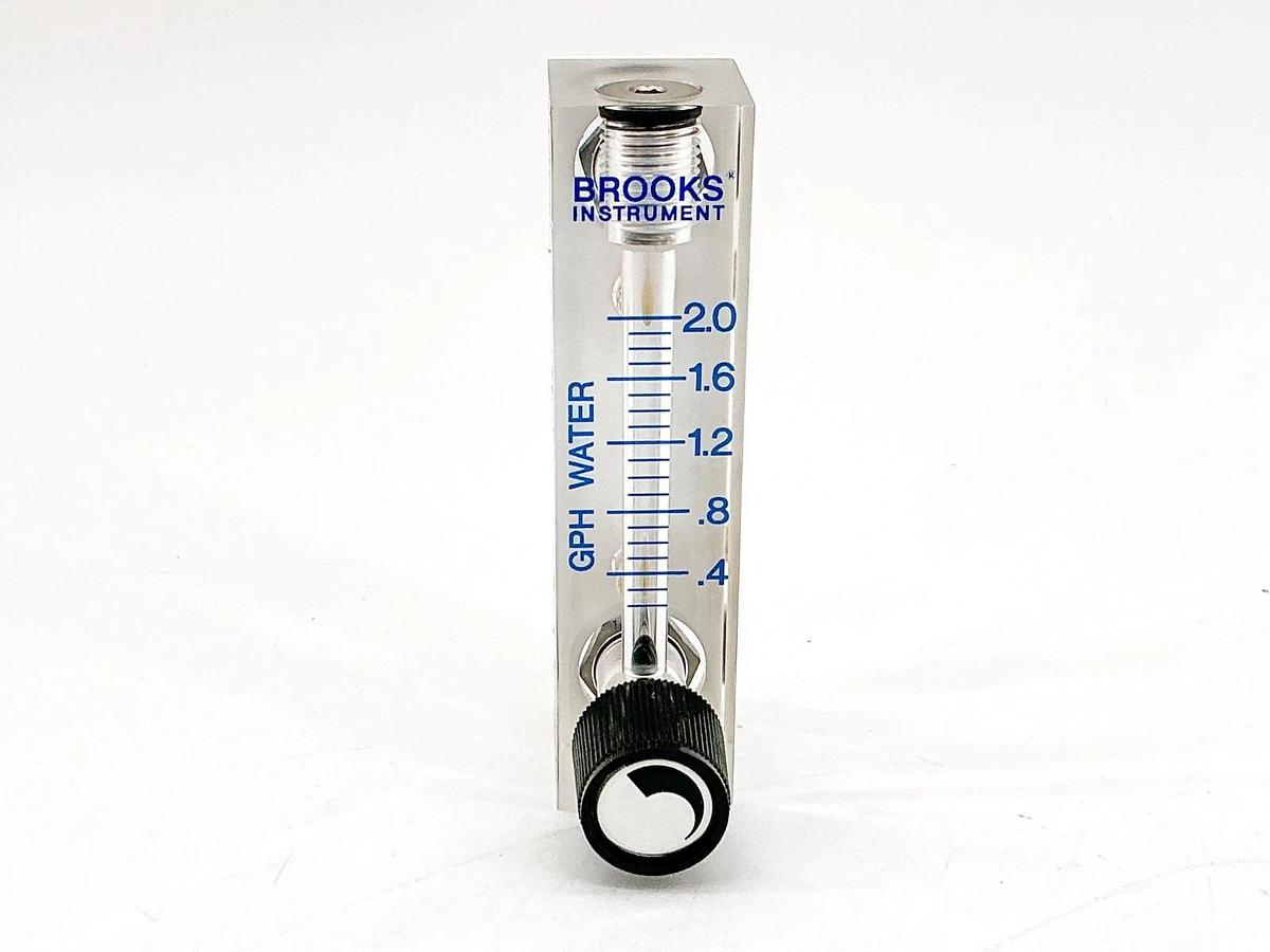 New Brooks Key Instruments 2510A2L28SVVT Flowmeter 0.2-2GPH Water 100PSIG 2L28