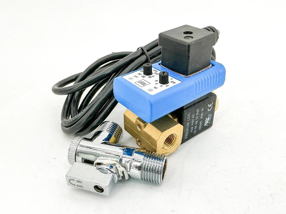 New Midwest Control EAD-25 Solenoid Valve 115V 1/4"NPT 230PSI 13W