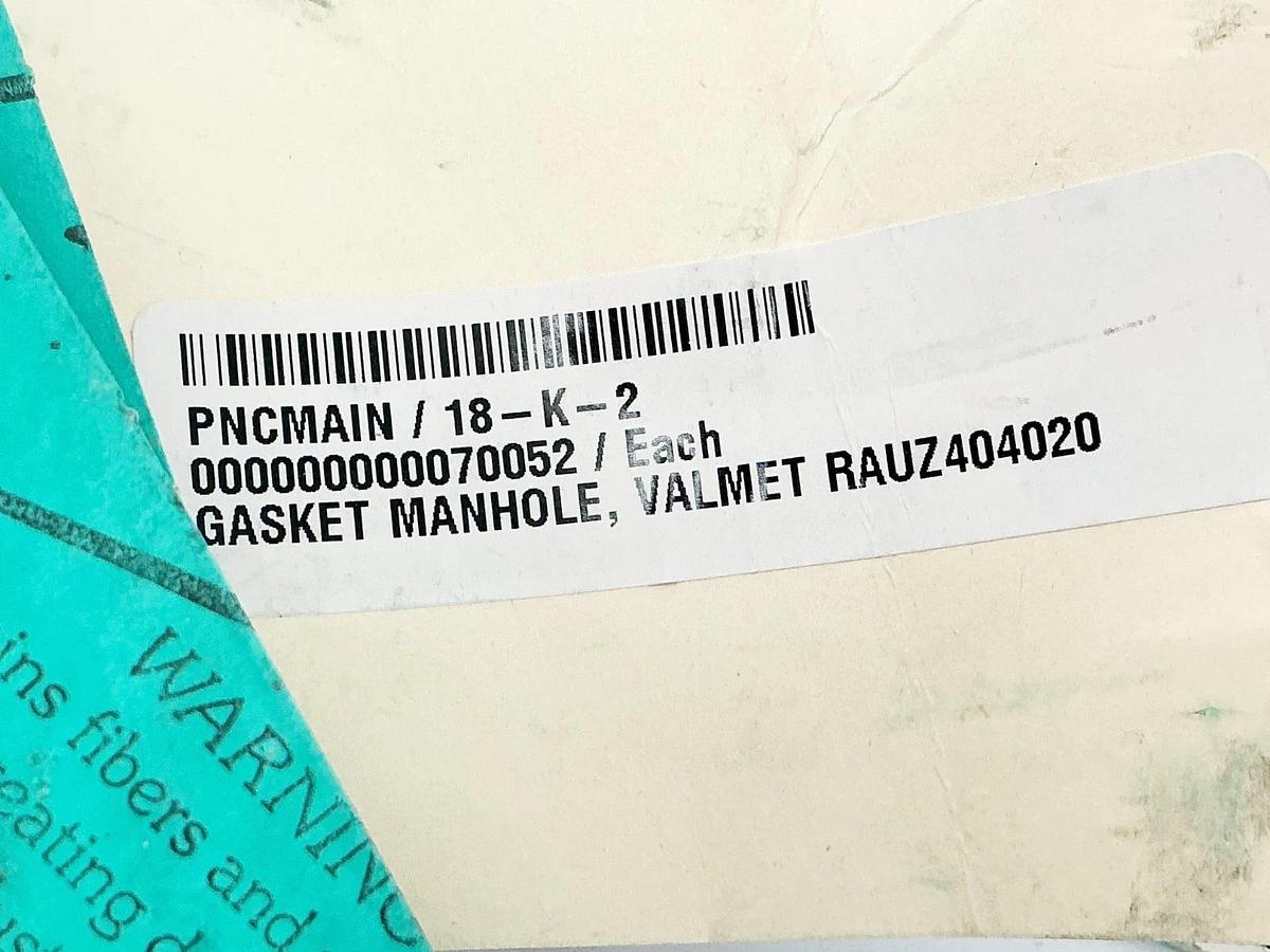 New Valmet RAUZ404020 Manhole Cover Gasket - No Box