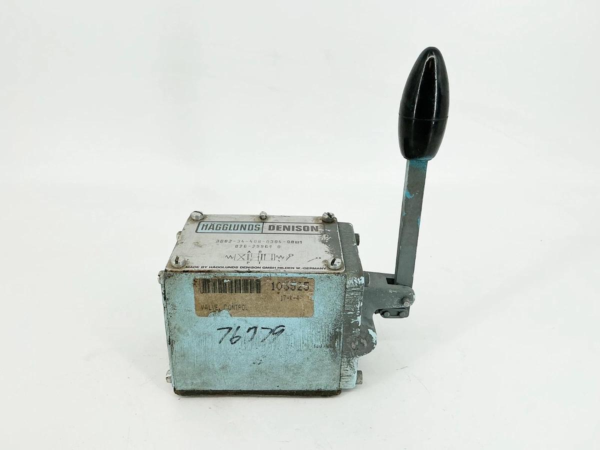 Used Denison 3D02-34-408-0304-00B1 Directional Control Valve 026-29961 0
