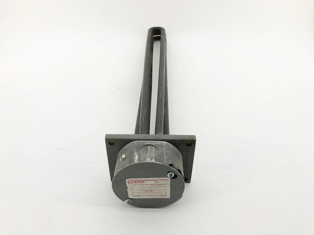 New Ogden KP-3-0030-M1 Pipe Plug Immersion Heater 6000W 480V 3PH - No Box