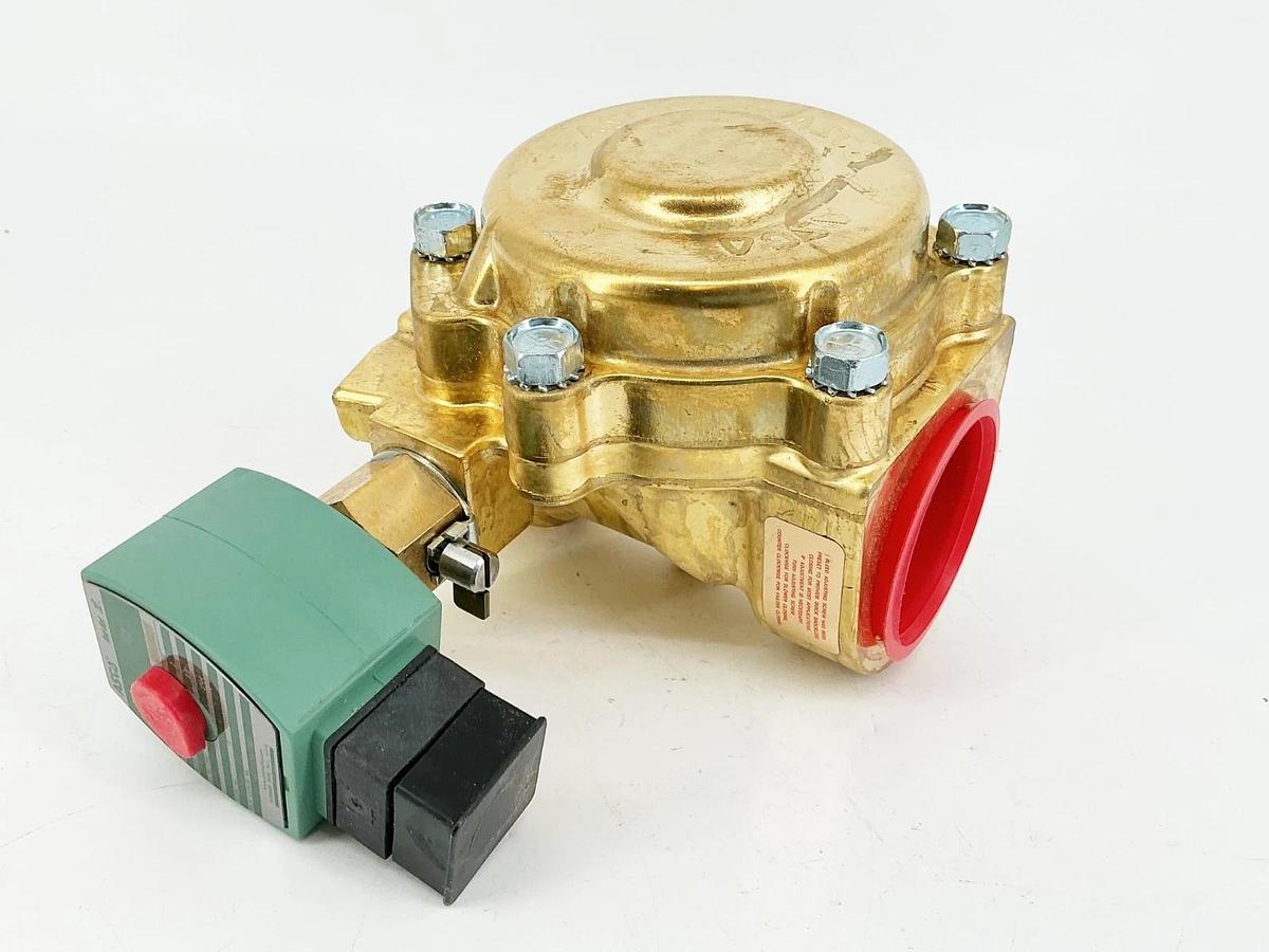 New Asco SC8210G100MO 24VDC Solenoid Coil 50PSI 2" Pipe 2W