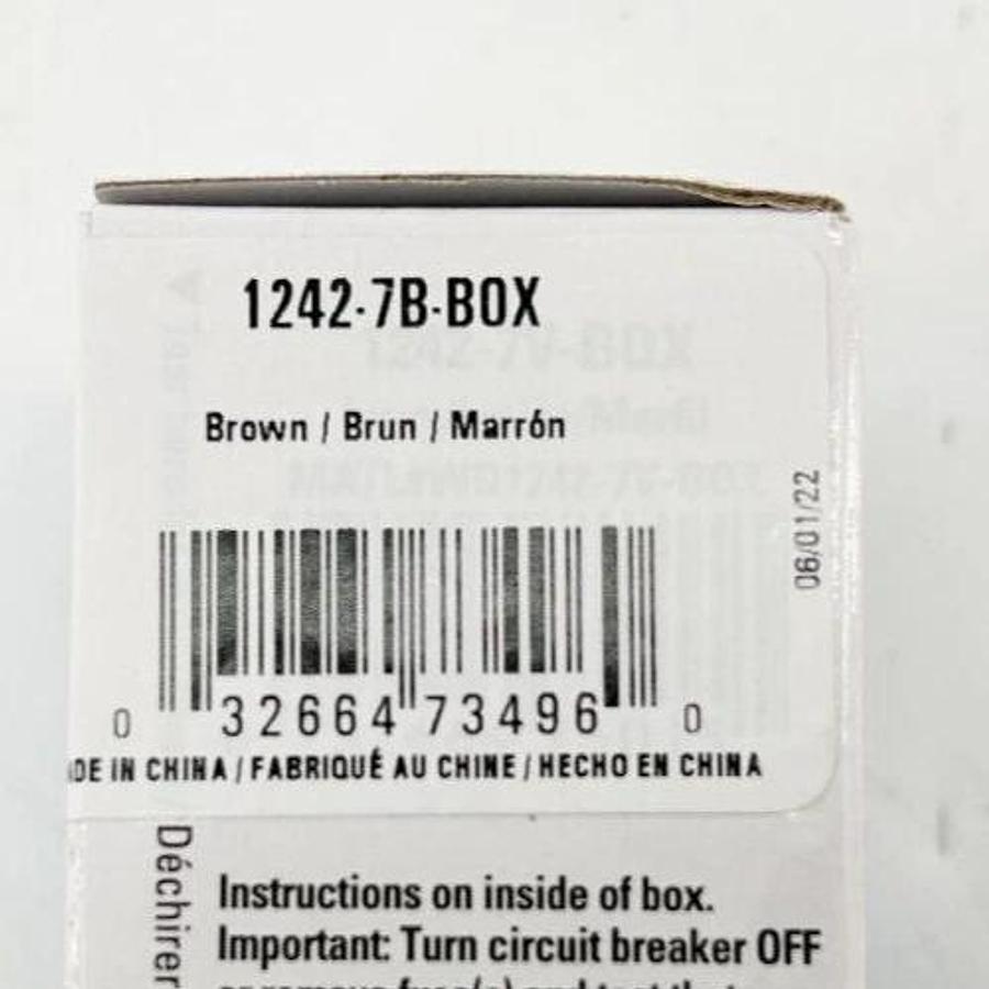 New Lot of 2 Eaton 1242-7B-BOX 4 Way Toggle Wall Switch 15A