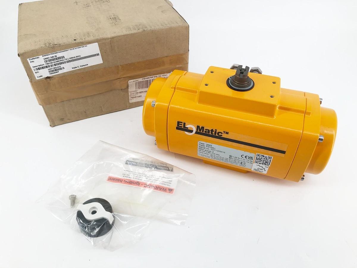 New EL-O-Matic FS0100-NU40CWALTN-L19SKA-00XX Actuator VA001-346-39