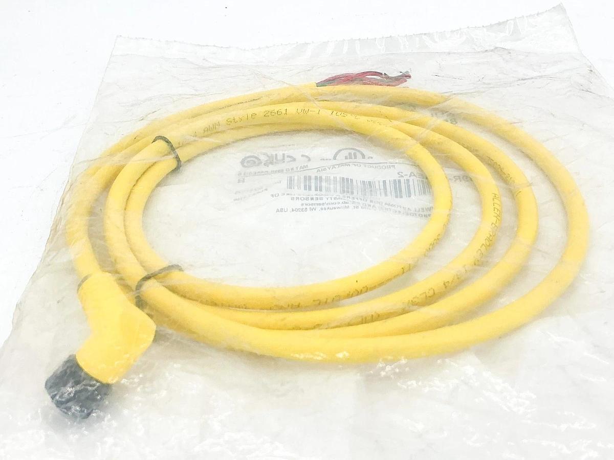 New Allen Bradley 889R-R4AEA-2 QD Cordset 4Pin AC Micro Right Angle Ser.B