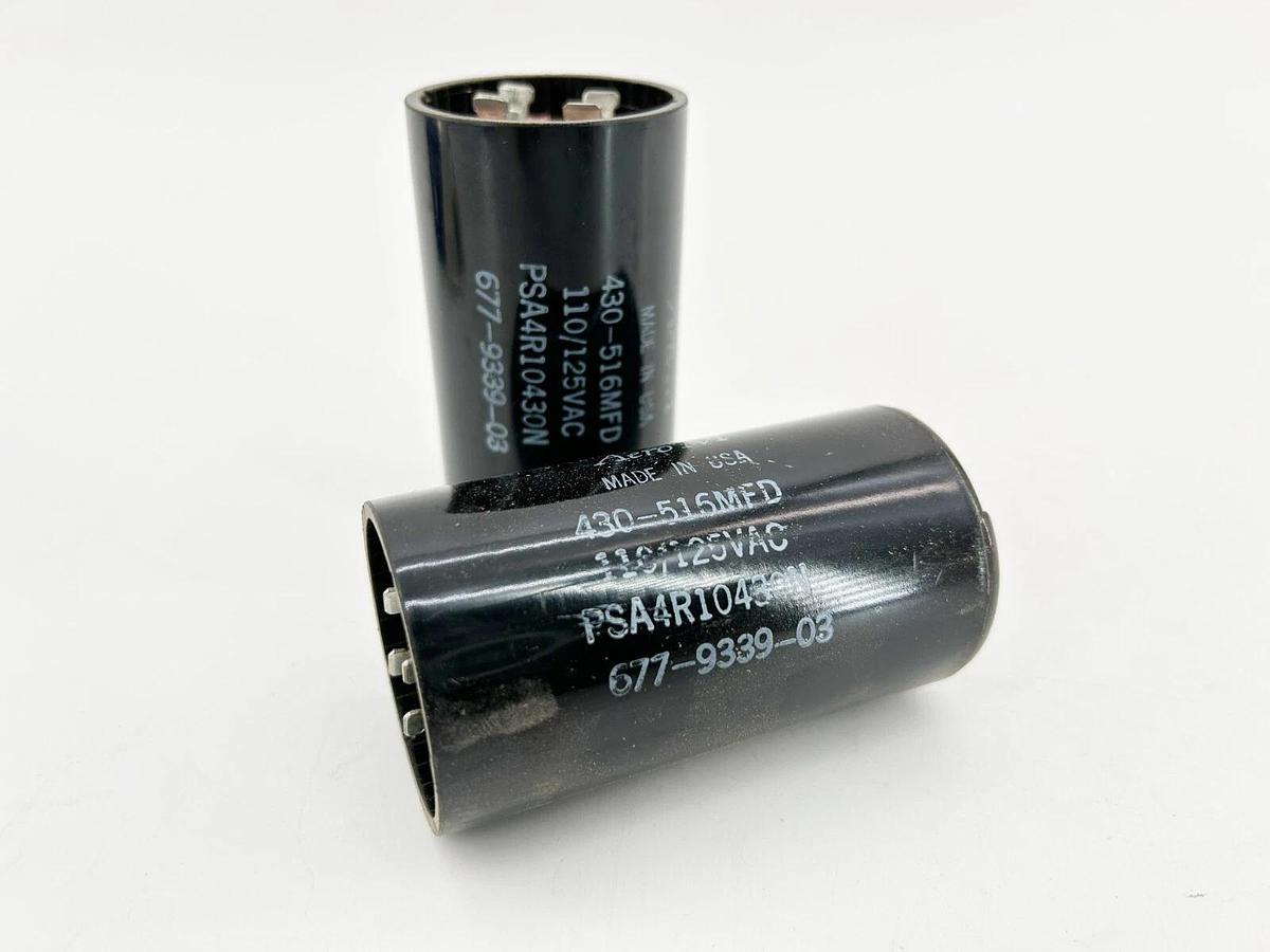 New Lot of 2 Aero M Inc 4X069A AC Capacitor 110/125Vac 530-516MFD