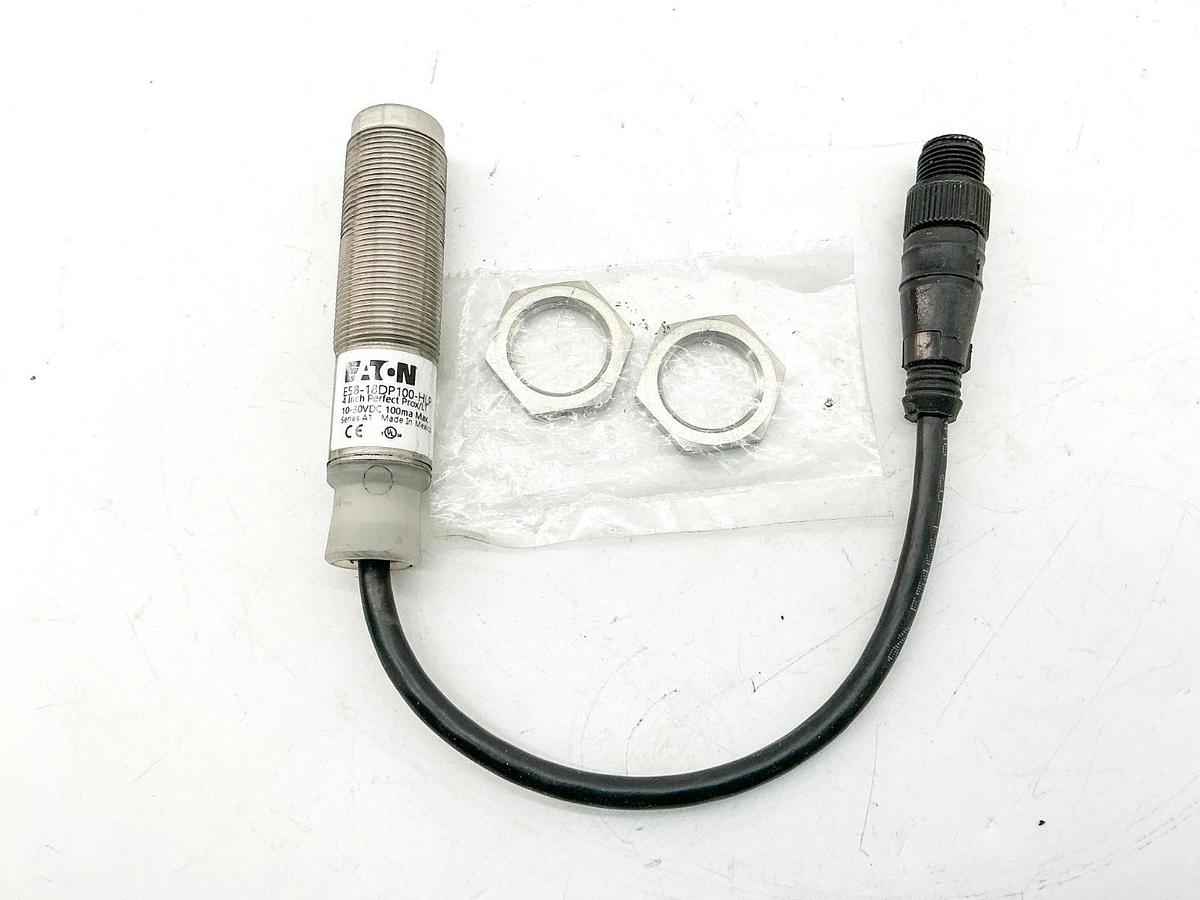 New Eaton E58-18DP100-HLP 4" Perfect Proximity Sensor 10-30VDC 100mA
