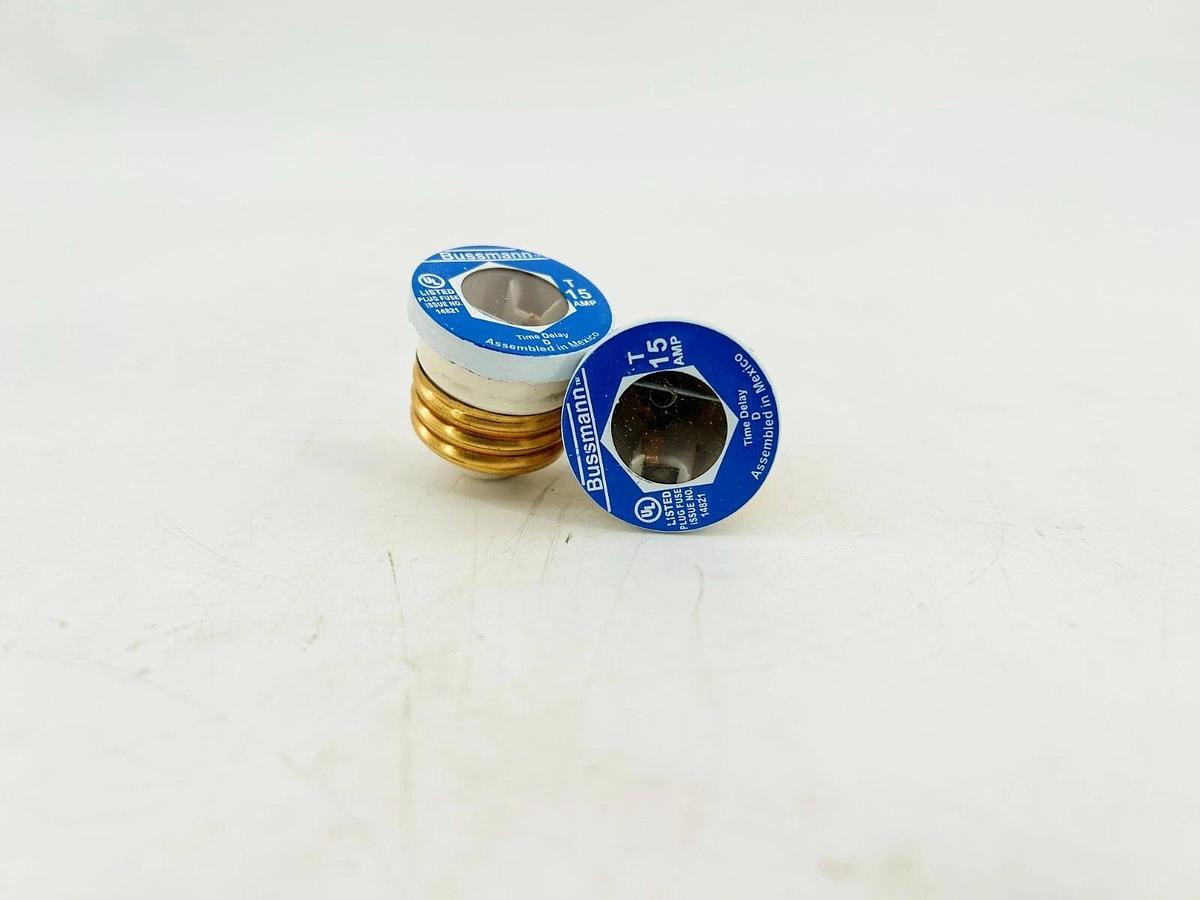 New Bussmann T15 Fuse (4-Pack) Time Delay 14821