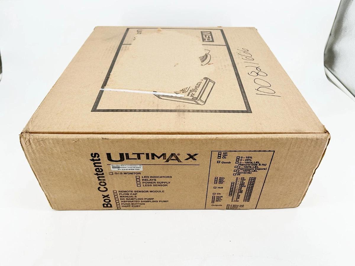 New MSA A-ULTIMAX-XP-E-31-U-3-D-0-0-0-0-0-1-0-0 Gas Monitor - Sealed Box