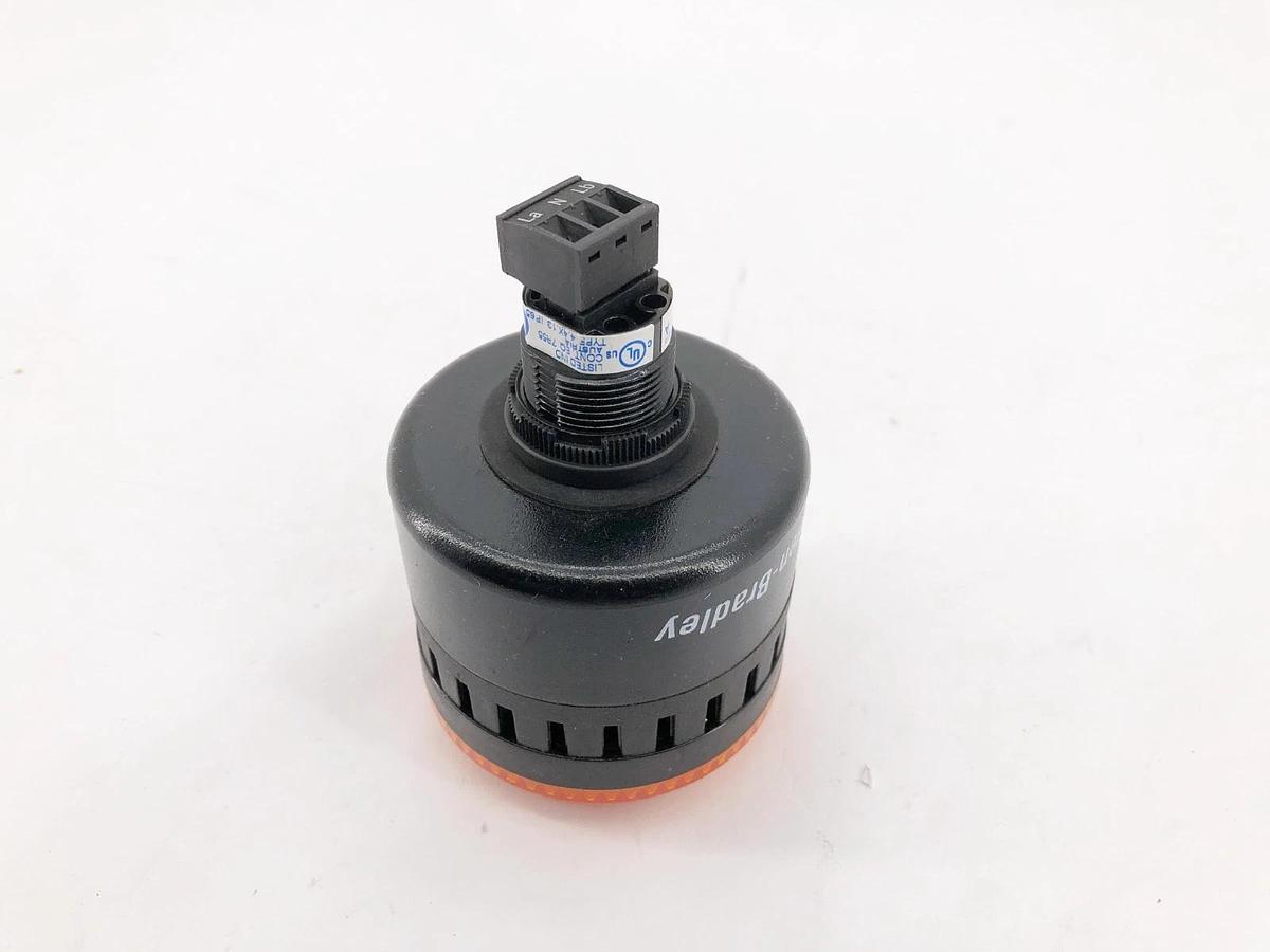 New Allen Bradley 855PD-B24LEC1522 Panel Mount Alarm Amber 24VAC/DC - No Box