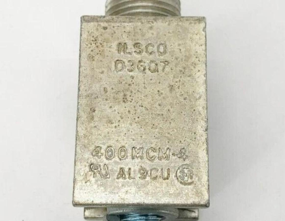 Used Ilsco D3607 Lug Connector 400MCM-4