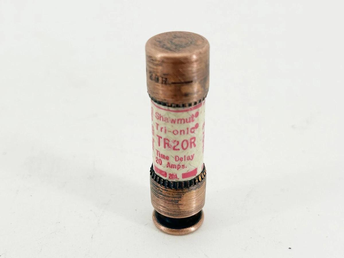 Used Lot of 10 Ferraz Shawmut TR20R Time Delay Dual Element Fuse 20A 250V
