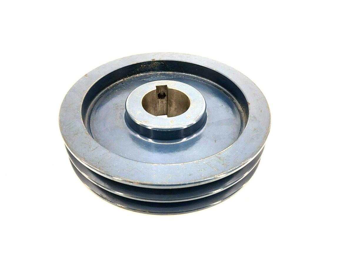 New NBK 160A2 Sheave 1" Bore, 2 Groove