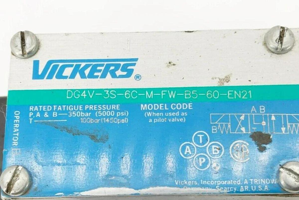 New Vickers DG5S-H8-OC-M-FW-B5-60-EN21 Directional Control Valve 02-144462