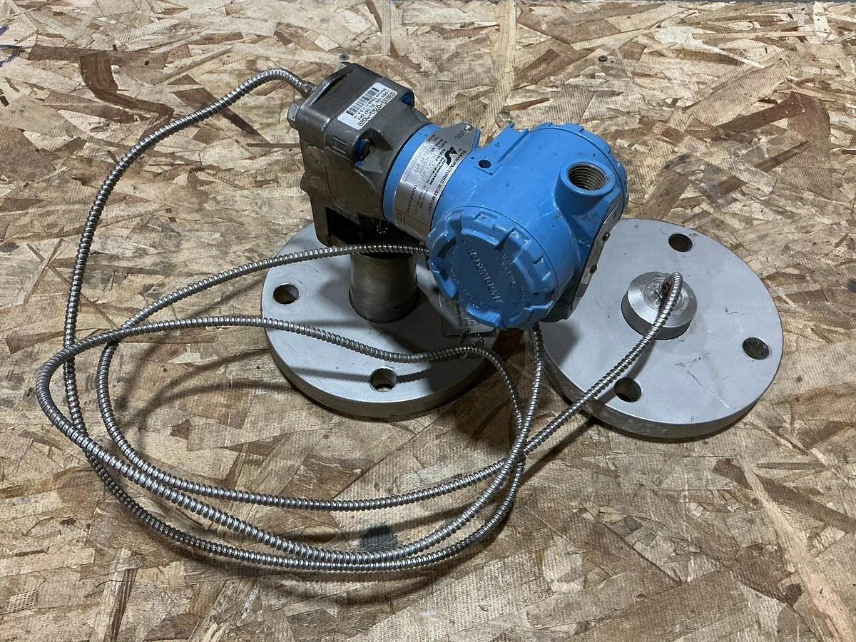 Used Rosemount 3051CD2A22A1AS9 Pressure Transmitter 3626PSIG 10.5-55VDC