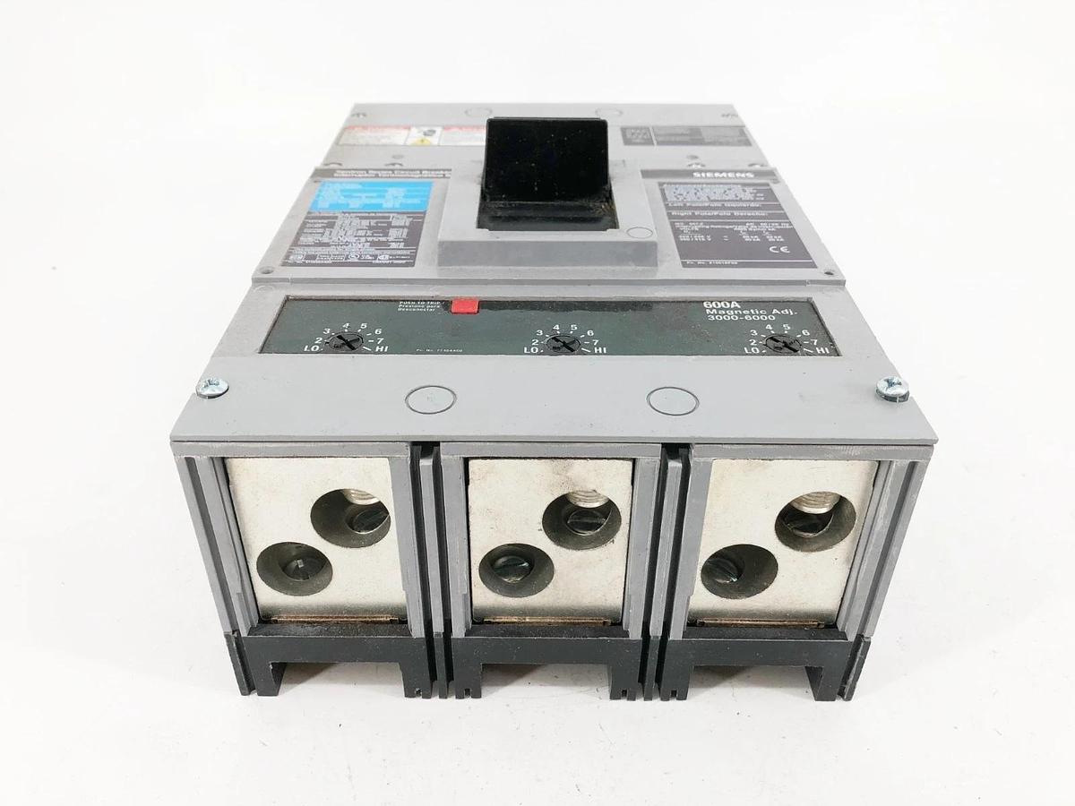 New Siemens LXD63B600 Circuit Breaker 600A 600V 3P Sentron Series